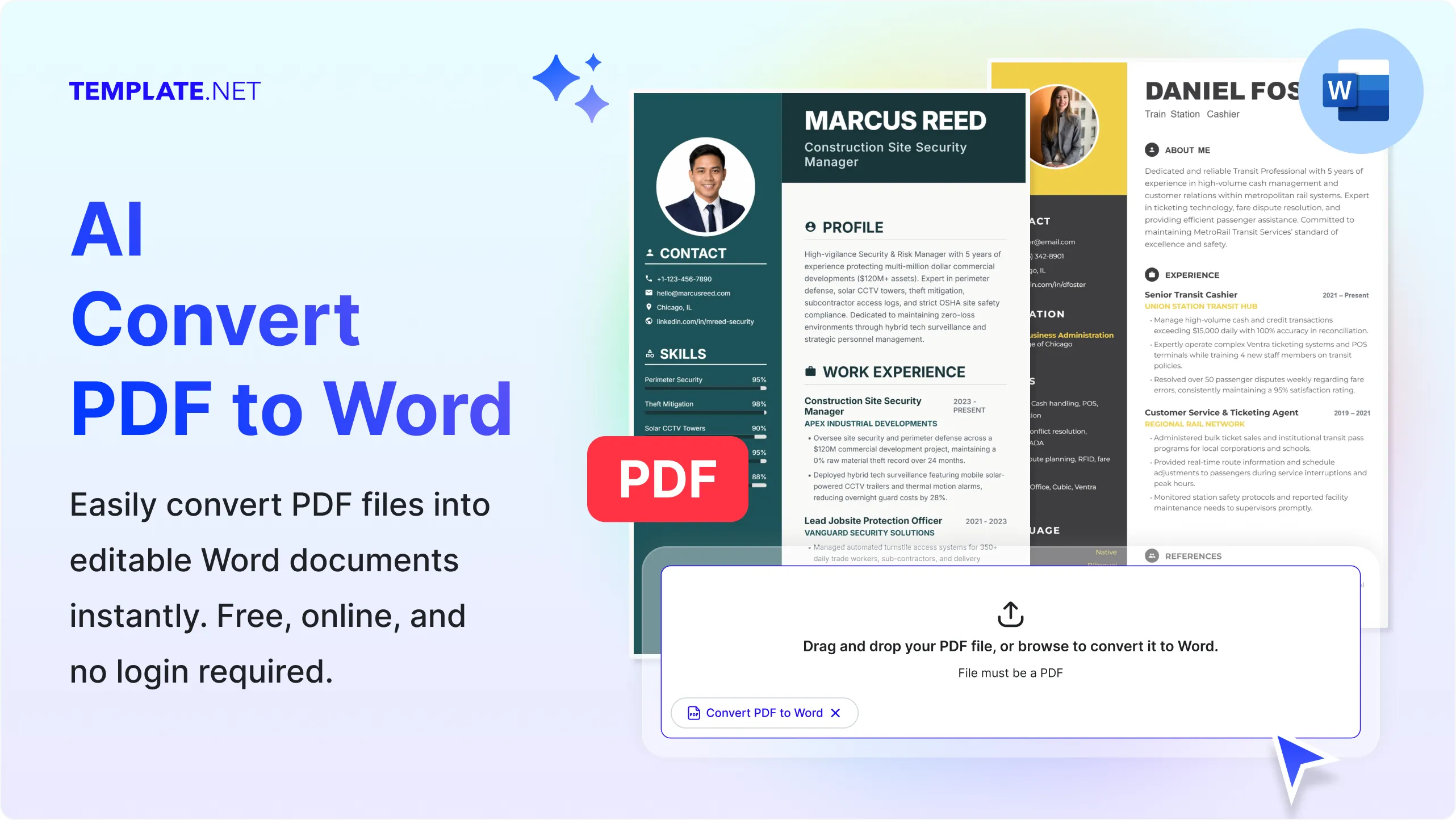 Free AI Convert PDF to Word | AI PDF to Word Converter Online